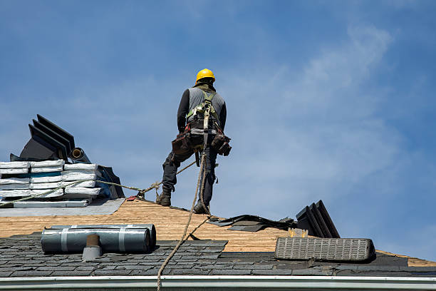 Professional Roofing technician working in Raymond, OH